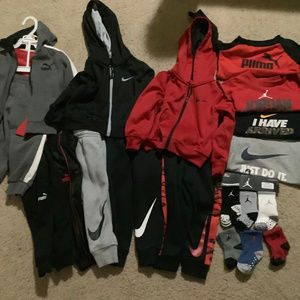 Nike, Puma Hoodie and pants sets